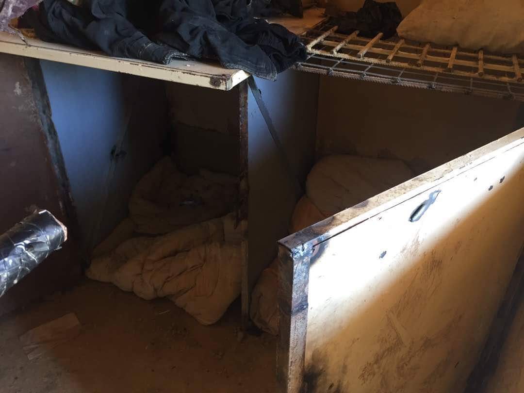 Islamic State (IS) prison in the village of al-Cairo near Qairwan, west of Mosul, May 21, 2017. (Photo: Hashd al-Shaabi)